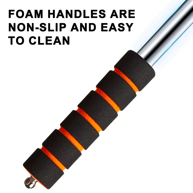 SEAMETAL Car Front Windshield Defogging Brush Telescopic Long Handle Car Household Glass Clean Brushes Dust Remover Tool